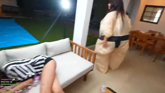 Ursungirl Striped Referee Outfit Bend OnlyFans Video Leaked