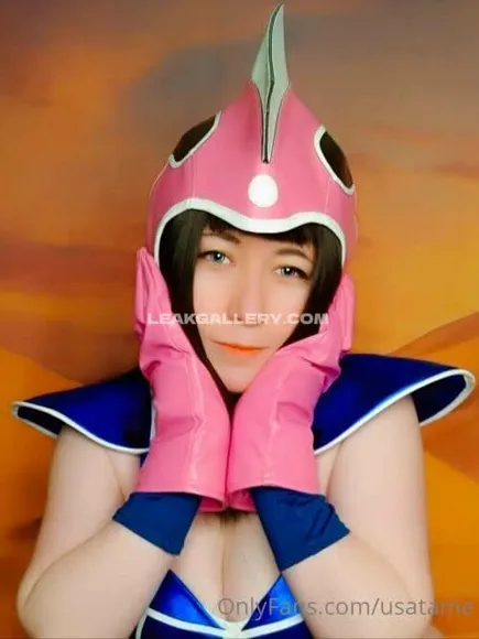Usatame Pink Helmet Pose OnlyFans Photo Leaked