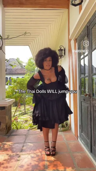Varsenex Black Dress Pose OnlyFans Video Leaked