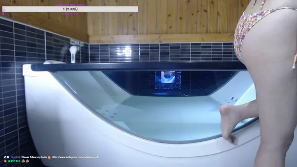 Velvet7 Floral Bikini Bathtub Tease OnlyFans Video Leaked