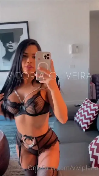Viviplena Fishnet Lingerie Selfie OnlyFans Video Leaked