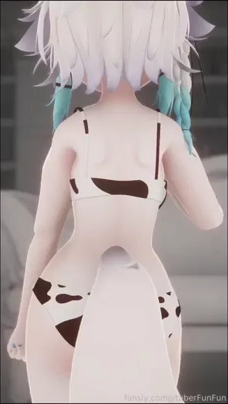 Vtuberfunfun Cow Print Bikini Twerk OnlyFans Video Leaked