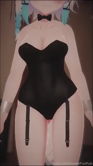 Vtuberfunfun Black Bodysuit Tease OnlyFans Video Leaked