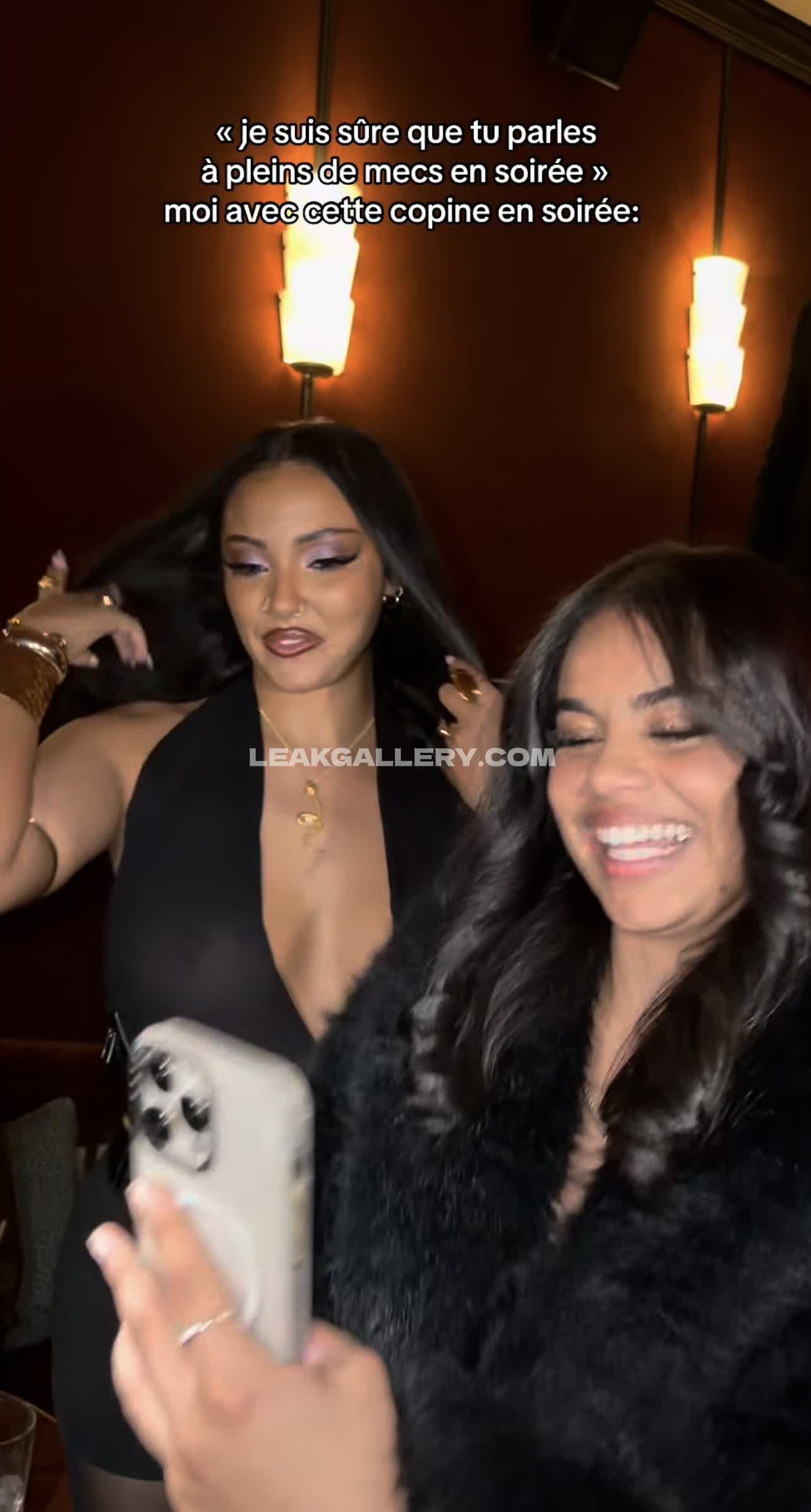 Wejdene Black Bodysuit Selfie OnlyFans Photo Leaked