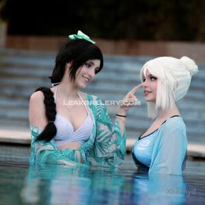 Xhemyd Braided Hair Pool Tease OnlyFans Photo Leaked