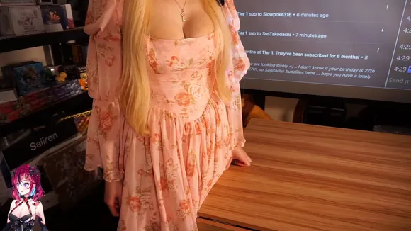 Xsaiiren Floral Dress Tease OnlyFans Video Leaked