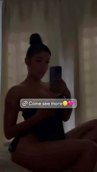 Xttionaffernan Black Bodysuit Selfie OnlyFans Video Leaked