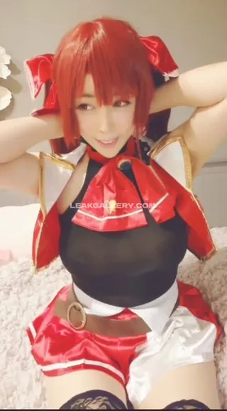 Yui_okada Red Hair Cosplay Tease OnlyFans Photo Leaked