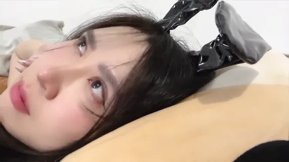 Yukitorisauce Black Latex Bunny Ears OnlyFans Video Leaked