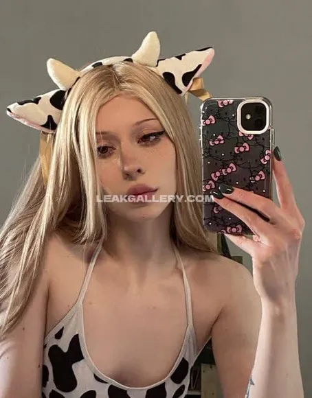 Zira Cow Print Bra Tease OnlyFans Photo Leaked